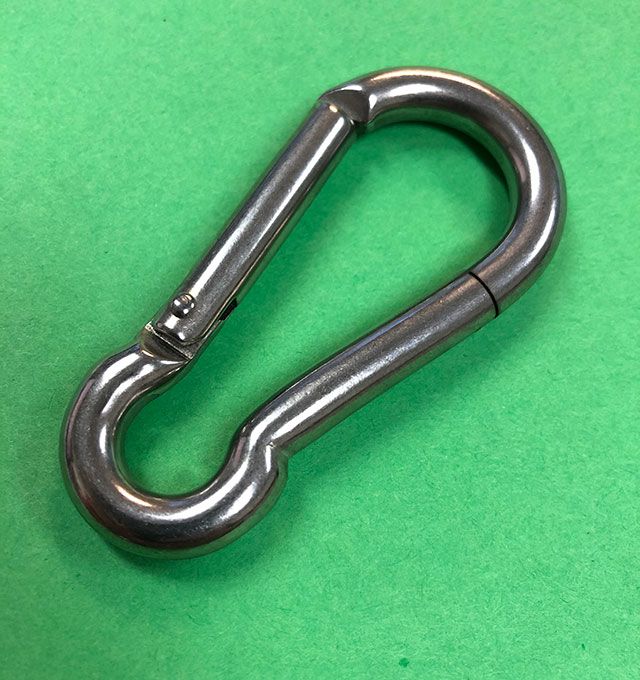 RS-3 Reduced Strength 5/16” 316 Stainless Steel Carabiner